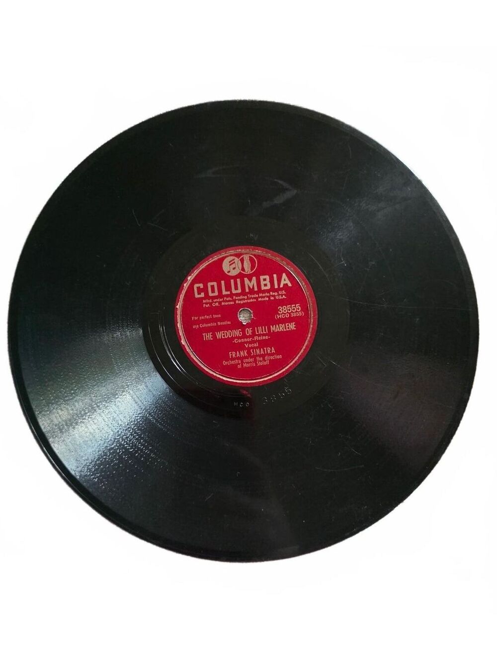 Vintage 1949 Frank Sinatra 78 Columbia 38555 Don't Cry Joe Shellac Record 10"